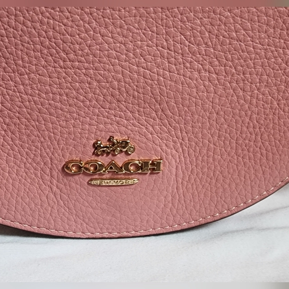 Coach Bubble Gum Pink Ellen Crossbody Bag w/ Scarf - Picture 3 of 10